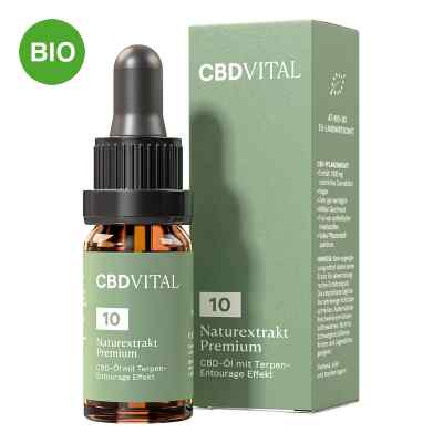 CBD Öl 10% Naturextrakt Premium CBD VITAL 10 ml von Vitrasan GmbH PZN 16892259