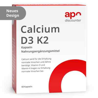 Calcium D3 K2 Kapseln von apodiscounter