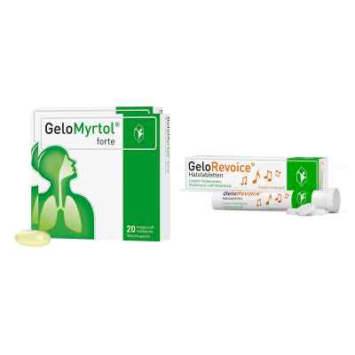 2x Gelomyrtol Forte + Gelorevoice Grapefruit-Menthol 3x20 stk von G. Pohl-Boskamp GmbH & Co. KG PZN 08105311