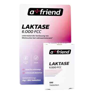 A Friend Laktase 6.000 FCC bei Laktoseintoleranz Tabletten