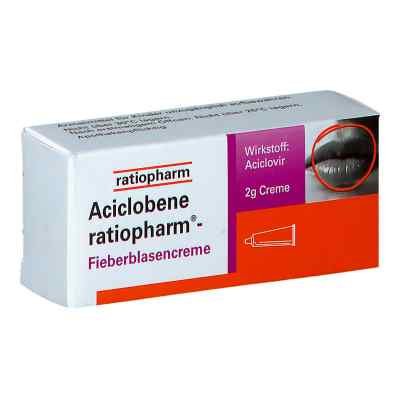 Aciclobene ratiopharm-Fieberblasencreme 2 g von RATIOPHARM ARZNEIMITTEL VERTRIEB PZN 08200437