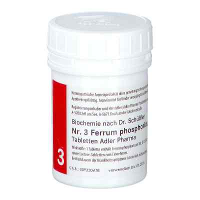 Adler Schüssler Salze Nummer 3 Ferrum phosphoricum D12 100 g von ADLER PHARMA GMBH     PZN 08200292