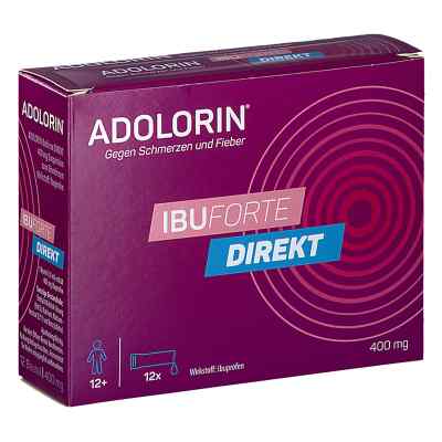 ADOLORIN Ibuforte DIREKT 400 mg Suspension 12 stk von KWIZDA PHARMA GMBH    PZN 08201149
