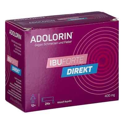 ADOLORIN Ibuforte DIREKT 400 mg Suspension 24 stk von KWIZDA PHARMA GMBH    PZN 08201148