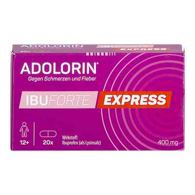 ADOLORIN Ibuforte EXPRESS 400 mg Filmtabletten 20 stk von KWIZDA PHARMA GMBH    PZN 08201214