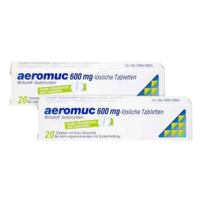 aeromuc 600 mg 2x20 stk von Bie-Dro PZN 08103235