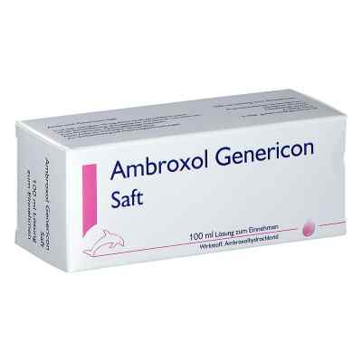 Ambroxol Genericon Saft 100 ml von GENERICON PHARMA GES.M.B.H.      PZN 08200470