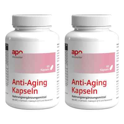 Anti-Aging Komplex Kapseln mit Hyaluron & Q10 von apodiscounter 2x60 stk von IQ Supplements GmbH PZN 08102161