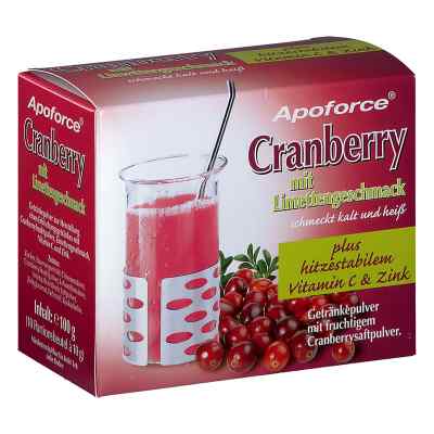 Apoforce Cranberry, Getränkepulver im Beutel 10 stk von ECA-MEDICAL HANDELSGMBH          PZN 08200843