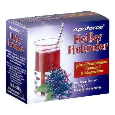 Apoforce Heißer Holunder zuckerfrei, Getränkepulver im Beutel 10  von  PZN 08200845
