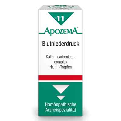 Apozema Blutniederdruck Kalium carbonicum complex Nummer 11 Trop