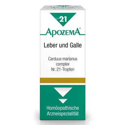 Apozema Leber und Galle Carduus marianus complex Nummer 21 Tropf