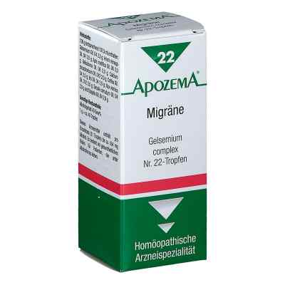 Apozema Migräne Gelsemium complex Nummer 22 - Tropfen 50  von  PZN 08200815