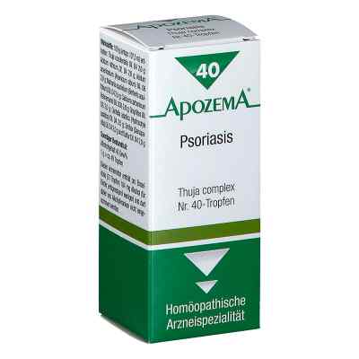 Apozema Psoriasis Thuja complex Nummer 40 - Tropfen 50 ml von APOMEDICA PHARMAZEUTISCHE PRODUK PZN 08200944