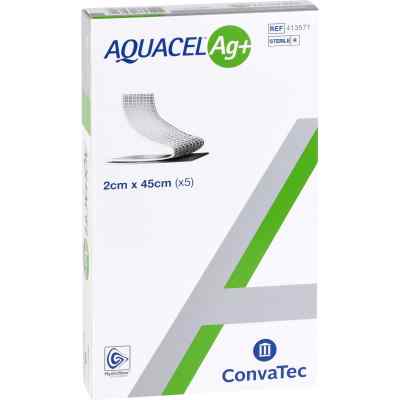 Aquacel Ag+ 2x45 cm Tamponaden 5 stk von ConvaTec (Germany) GmbH PZN 10203804