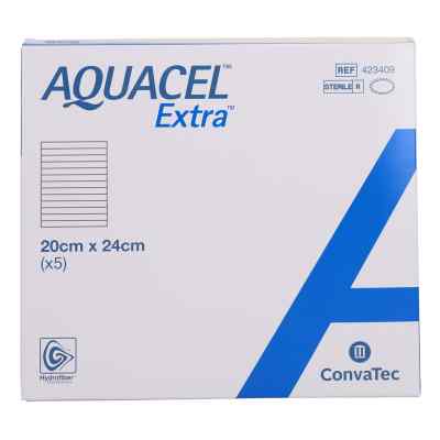Aquacel Extra 20x24 Cm Verband 5 stk von ConvaTec (Germany) GmbH PZN 17284421