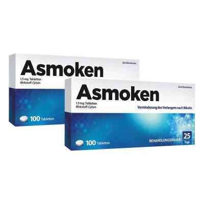 Asmoken 1,5mg Tabletten zur Rauchentwöhnung 2x100 stk von  PZN 08103346