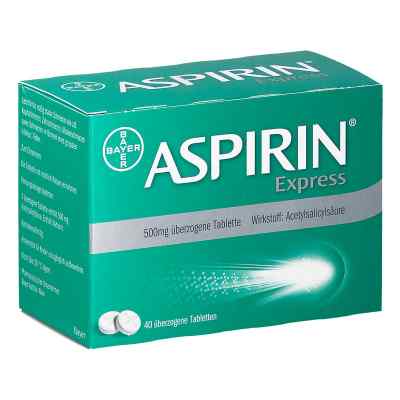 Aspirin Express überzogene Tabletten 40 stk von BAYER AUSTRIA GMBH PZN 08202511