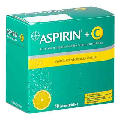 Aspirin plus C Brausetabletten 40 stk von BAYER AUSTRIA GMBH      PZN 08201530
