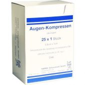Augenkompressen steril 5,8x7cm 25X1 stk von KERMA Verbandstoff GmbH PZN 07218104