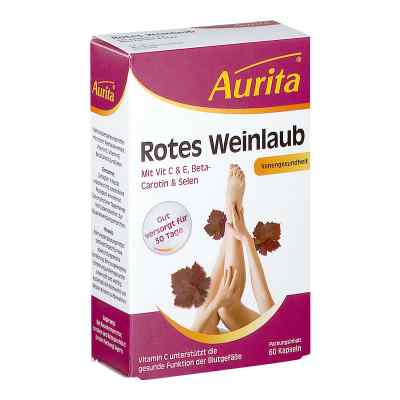 Aurita Rotes Weinlaub Kapseln 60 stk von OMEGA PHARMA AUSTRIA HEALTH CARE PZN 08201073