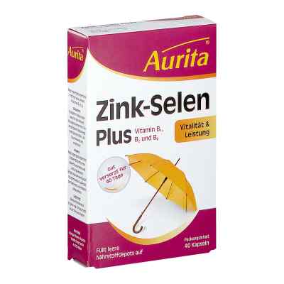 Aurita Zink-Selen Plus Kapseln 40 stk von  PZN 08201074