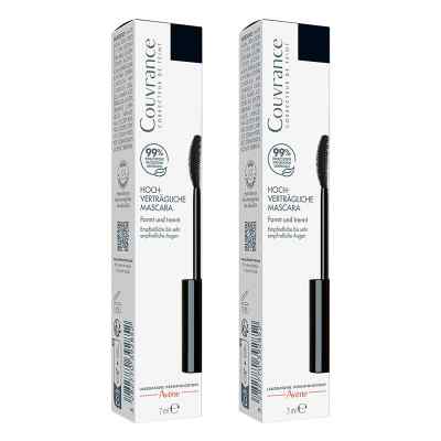 Avene Couvrance Mascara Schwarz 2x7 ml von PIERRE FABRE DERMO KOSMETIK GmbH PZN 08107242