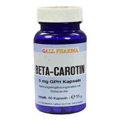 Beta Carotin 5 mg Kapseln 60 stk von GALL-PHARMA GmbH PZN 02139529