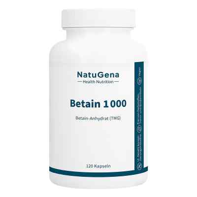 Betain 1000 Tmg Vegan Kapseln 120 stk von NatuGena GmbH PZN 19474048