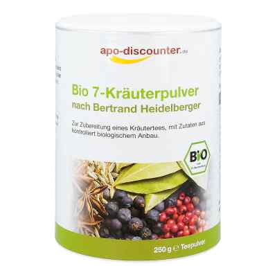 Bio 7-Kräuterpulver nach Bertrand Heidelberger v. apo-discounter 250 g von apo.com Group GmbH PZN 16604390