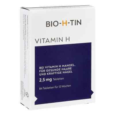 BIO-H-TIN Vitamin H 2,5 mg für 12 Wochen Tabletten 84 stk von Dr. Pfleger Arzneimittel GmbH PZN 09900432