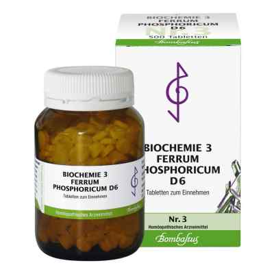 Biochemie 3 Ferrum phosphoricum D6 Tabletten 500 stk von Bombastus-Werke AG PZN 03093692