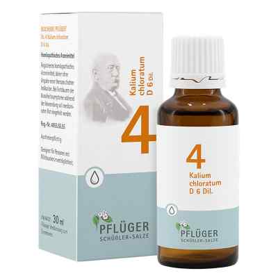 Biochemie Pflüger 4 Kalium chloratum D6 Tropfen