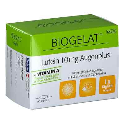 BIOGELAT Lutein 10 mg Augenplus Kapseln 90  von  PZN 08200866