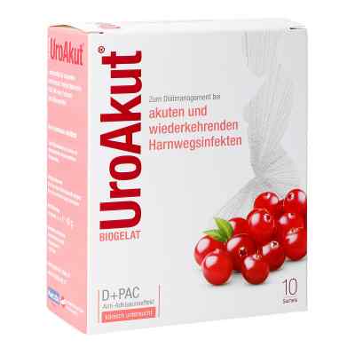 BIOGELAT UroAkut D-Mannose plus Cranberry Granulat  10 stk von KWIZDA PHARMA GMBH    PZN 08200041