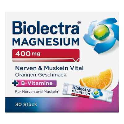Biolectra Magnesium 400 Mg Nerven & Muskeln Vital 30X1.9 g von HERMES Arzneimittel GmbH PZN 17604759