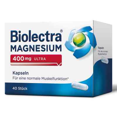 Biolectra Magnesium 400 mg Ultra Kapseln 40 stk von HERMES Arzneimittel GmbH PZN 10043631