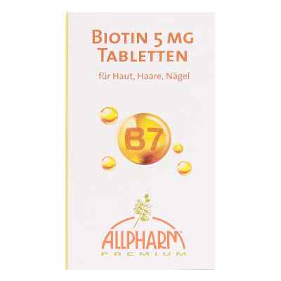 Biotin 5 mg N Tabletten 150 stk von ALLPHARM Vertriebs GmbH PZN 02472163