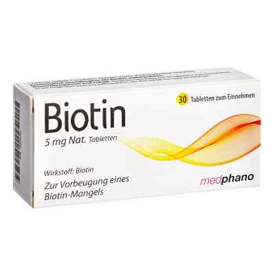 Biotin 5 Mg Nat.tabletten 30 stk von Abanta Pharma GmbH PZN 10352792