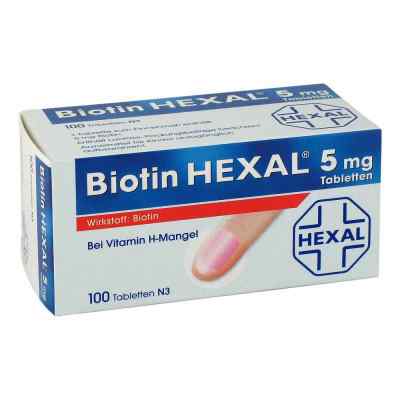 Biotin Hexal 5 mg Tabletten 100 stk von Hexal AG PZN 03001879