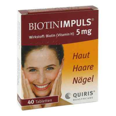 Biotin Impuls 5 mg Tabletten 40 stk von Quiris Healthcare GmbH & Co. KG PZN 08923170