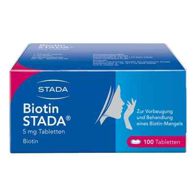 Biotin STADA 5mg Tabletten bei Biotinmangel 100 stk von STADA Consumer Health Deutschlan PZN 01328582