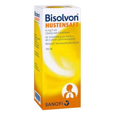 Bisolvon Hustensaft 8mg/5ml 100 ml von Sanofi-Aventis Deutschland GmbH  PZN 07706855
