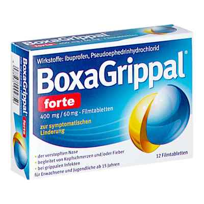 BoxaGrippal forte 400 mg/60 mg Filmtabletten 12 stk von ANGELINI PHARMA OESTERREICH GMBH PZN 08201129
