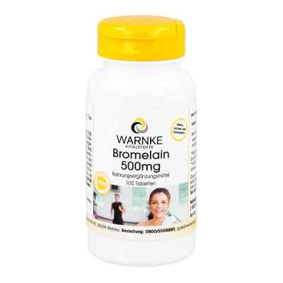 Bromelain 500 mg Tabletten 100 stk von Warnke Vitalstoffe GmbH PZN 07394864
