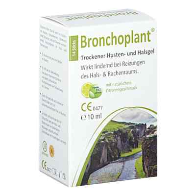 Bronchoplant Trockener Husten und Hals Gel 14 stk von ECA-MEDICAL HANDELSGMBH PZN 08201931