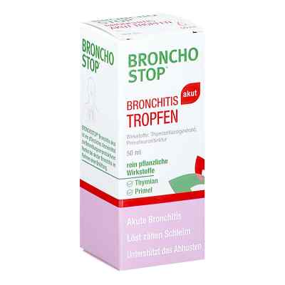 BRONCHOSTOP Bronchitis akut Tropfen zum Einnehmen 50 ml von KWIZDA PHARMA GMBH    PZN 08201236