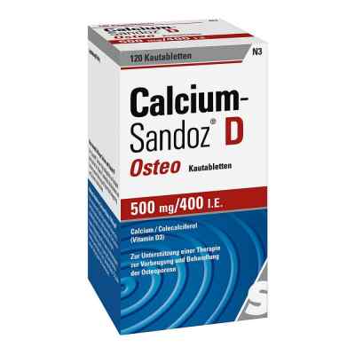 Calcium-Sandoz D Osteo 500mg/400 internationale Einheiten 120 stk von Hexal AG PZN 00490429