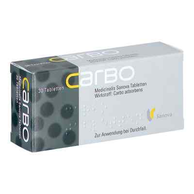 Carbo medicinalis Sanova Tabletten 30 stk von SANOVA PHARMA GESMBH, OTC        PZN 08200483