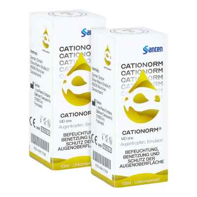 Cationorm Md sine Augentropfen 2x10 ml von Santen GmbH PZN 08102216